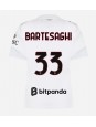 Ženski Nogometna dresi replika AC Milan Davide Bartesaghi #33 Gostujoči 2026-27 Kratek rokav Ženski Nogometna dresi replika AC Milan Davide Bartesaghi #33 Gostujoči 2026-27 Kratek rokav